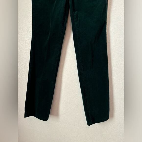 St Johns Bay Women's 8 Retro 90's Y2K Green Festival Hippie Corduroy Pants - Picture 10 of 11